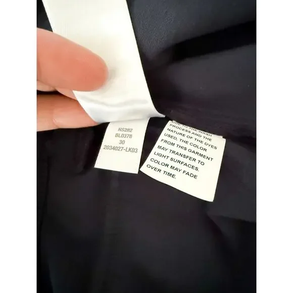 Madewell | NWT | Darted Barrel-Leg Pants in Classic Navy | Sz 30 - Picture 10 of 10